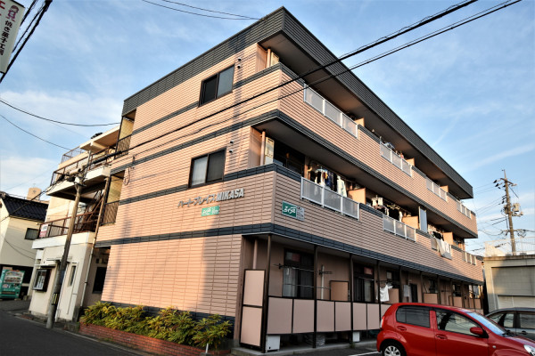 山口県岩国市の家具付きウィークリー・マンスリーマンション「Kマンスリー岩国総合庁舎前」外観画像