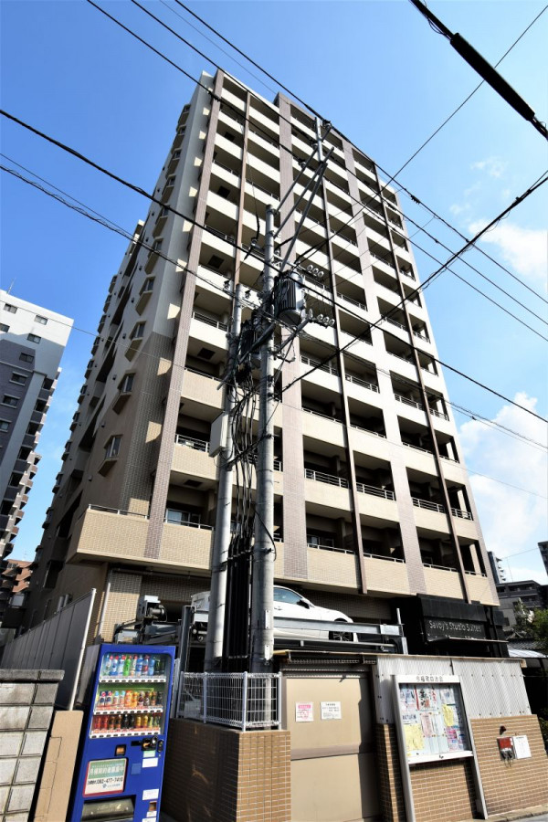 福岡県福岡市東区のウィークリーマンション・マンスリーマンション「Kマンスリー箱崎駅前」外観画像