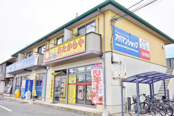 岡山県の家具付き賃貸「ラ・パルテール百間川五番館」外観画像
