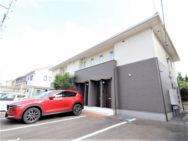 広島県福山市のウィークリーマンション・マンスリーマンション「Kマンスリー神辺道上」外観画像