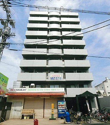 広島県福山市のウィークリーマンション・マンスリーマンション「Kマンスリー福山駅南口」外観画像