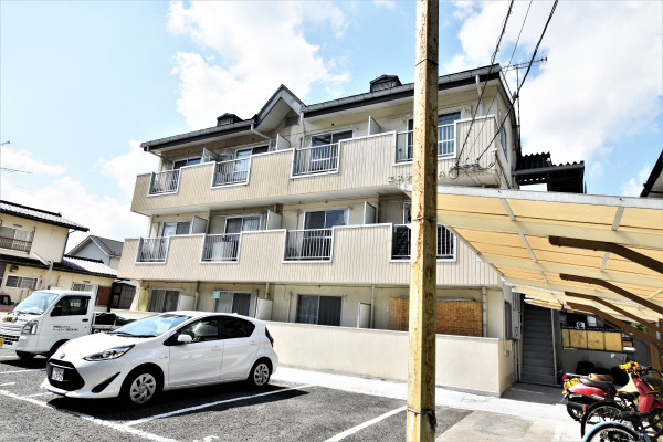広島県東広島市のウィークリーマンション・マンスリーマンション「Kマンスリー西条田口」外観画像
