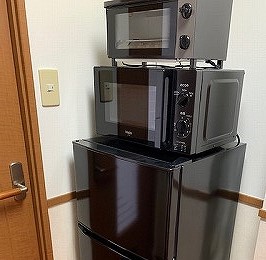冷蔵庫 電子レンジ トースター