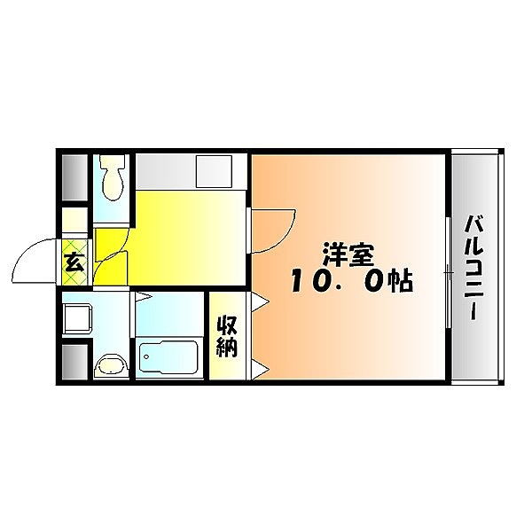 30㎡広いお部屋です
南向き(日当たり良好)