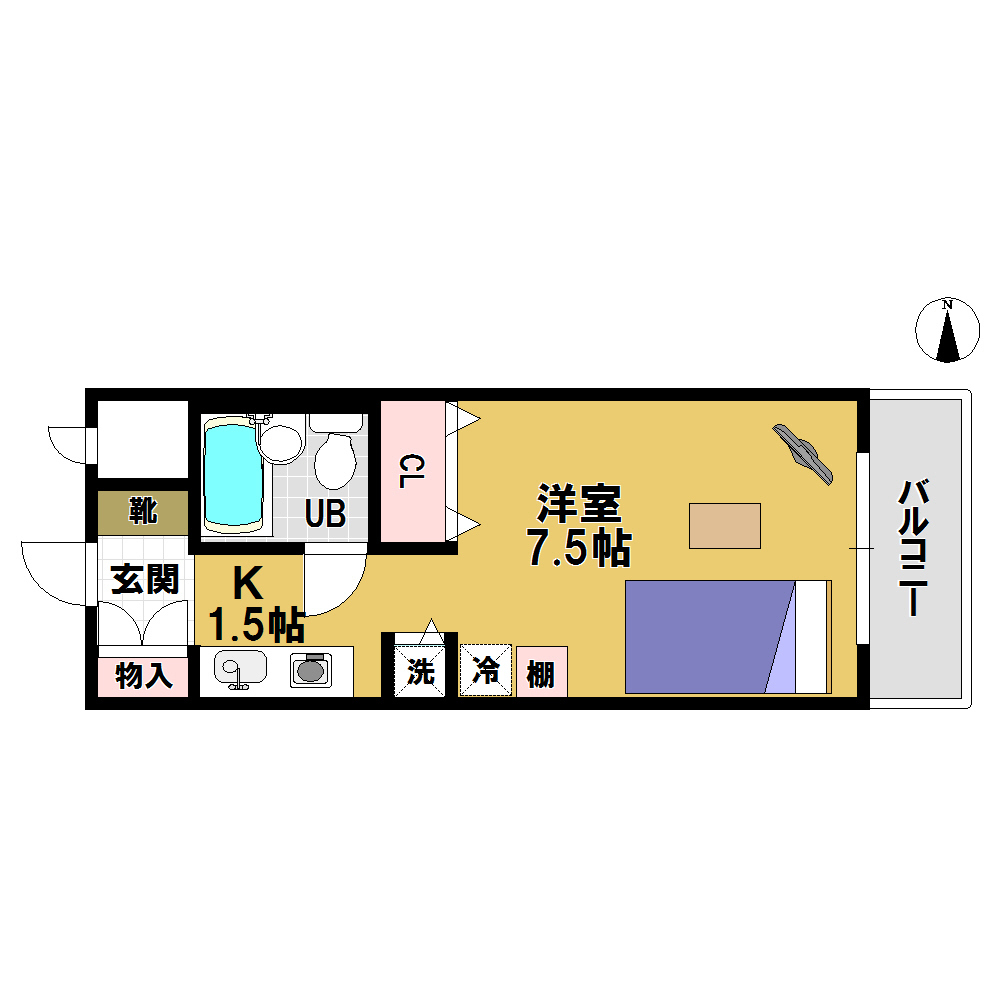 広々居室ですのでファミリーでもご利用ください