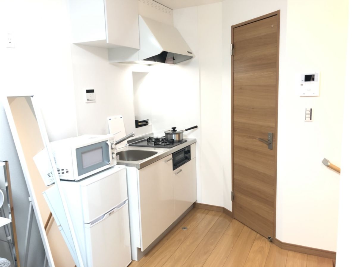 収納付きのお部屋になります!家具家電はお部屋によって多少テイストが異なります