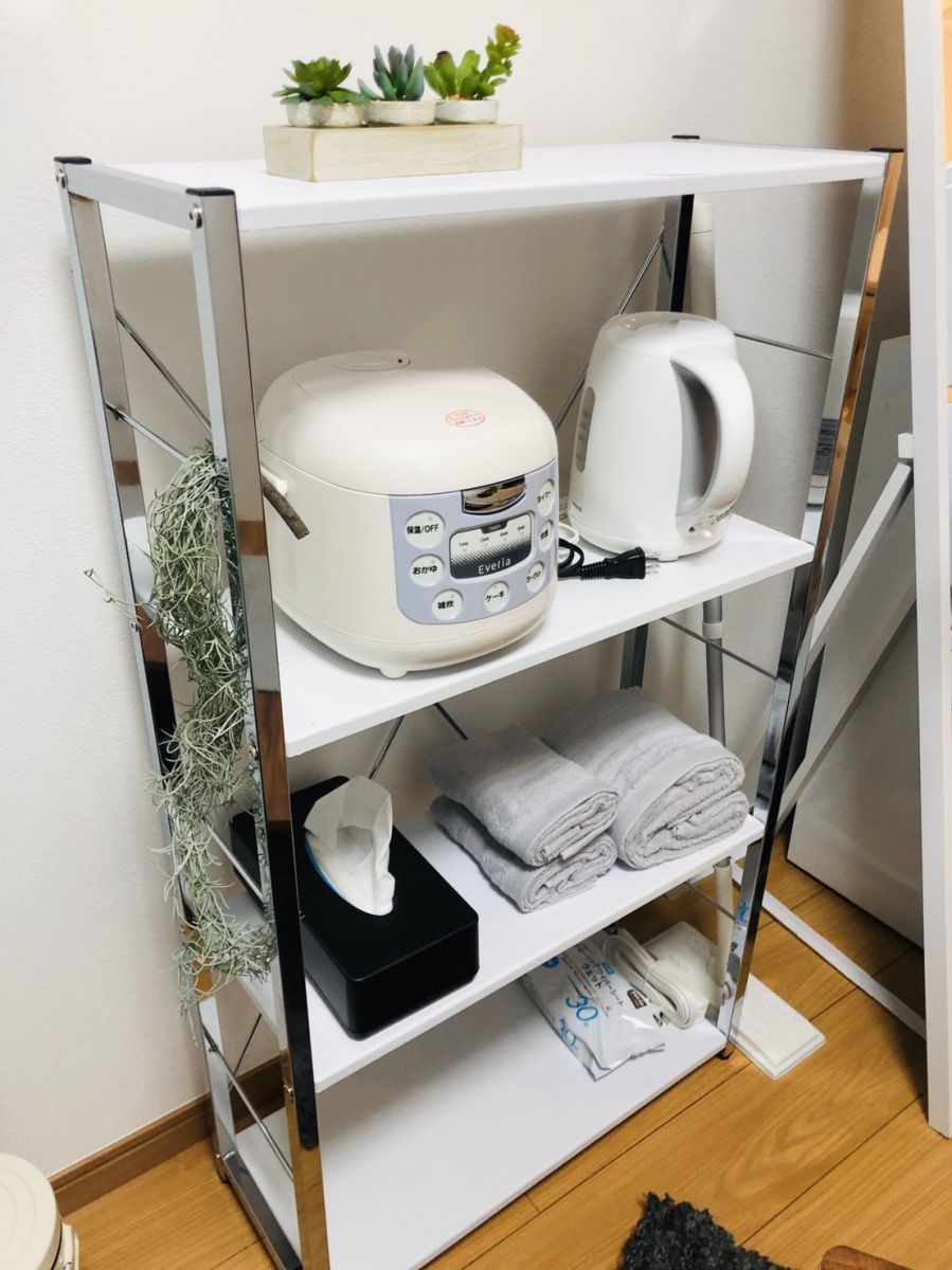 白を基調としたアイテムも多数備えておりますので、快適に住んでいただけます(*^^*)
