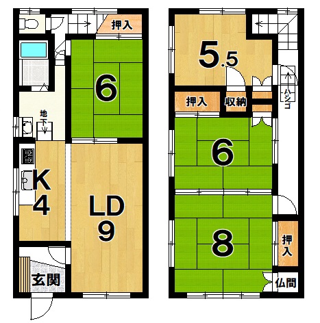 2階建て/4LDK