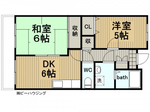 2DK★ 収納がたくさんあるので、荷物が多い方でも安心してご利用いただけます!駐車場有もうれしいです!(>_<)