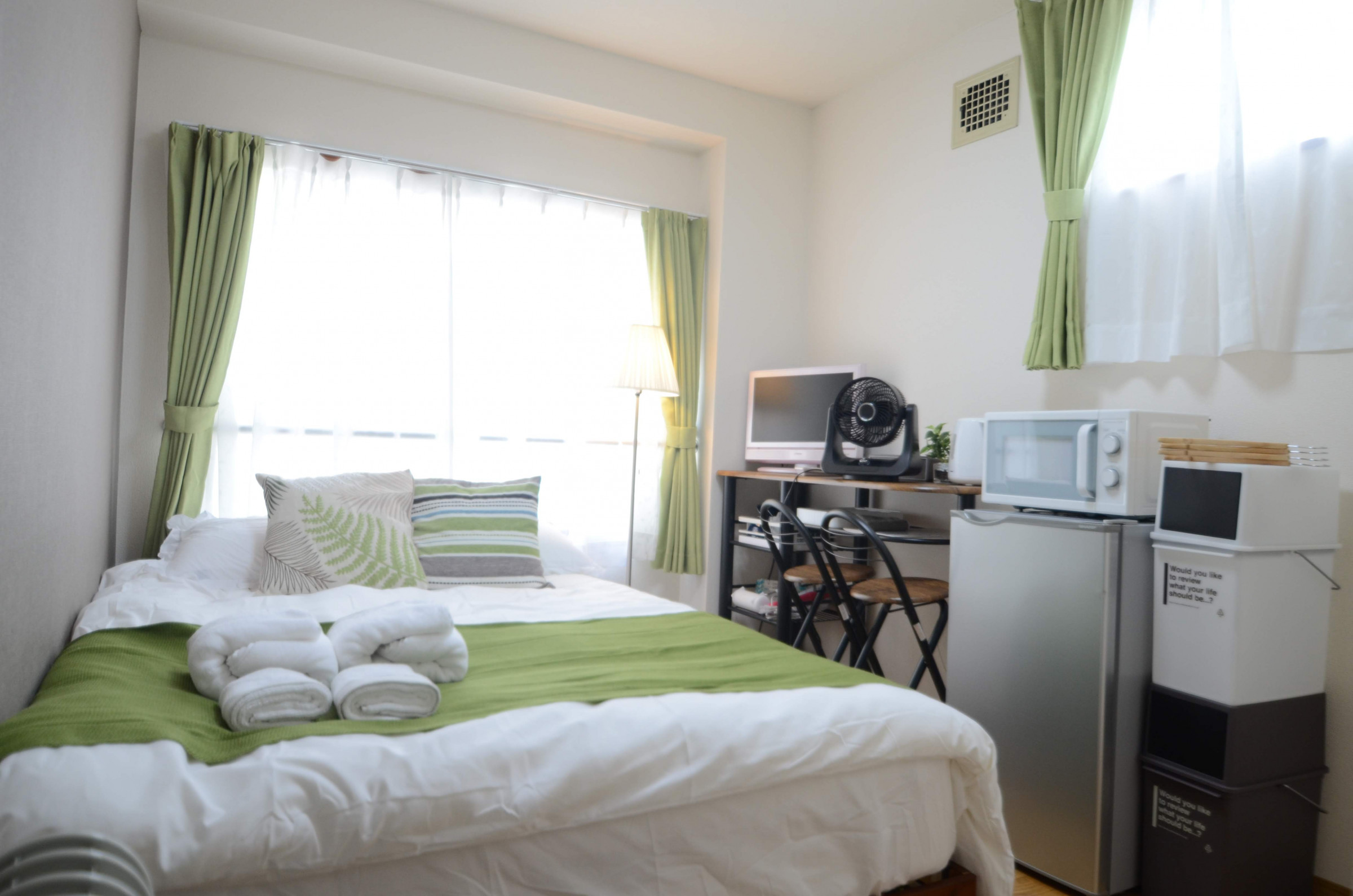 グリーン調の癒しのお部屋です!