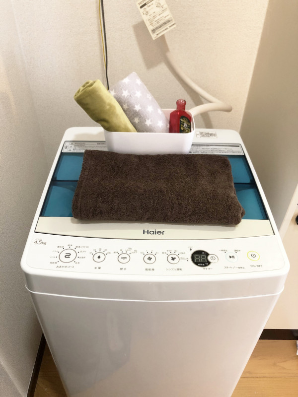 滞在に必須のお洗濯もコインランドリー知らずです。毎日でも回したいところです。お持ちになる荷物も減るのでは、、!