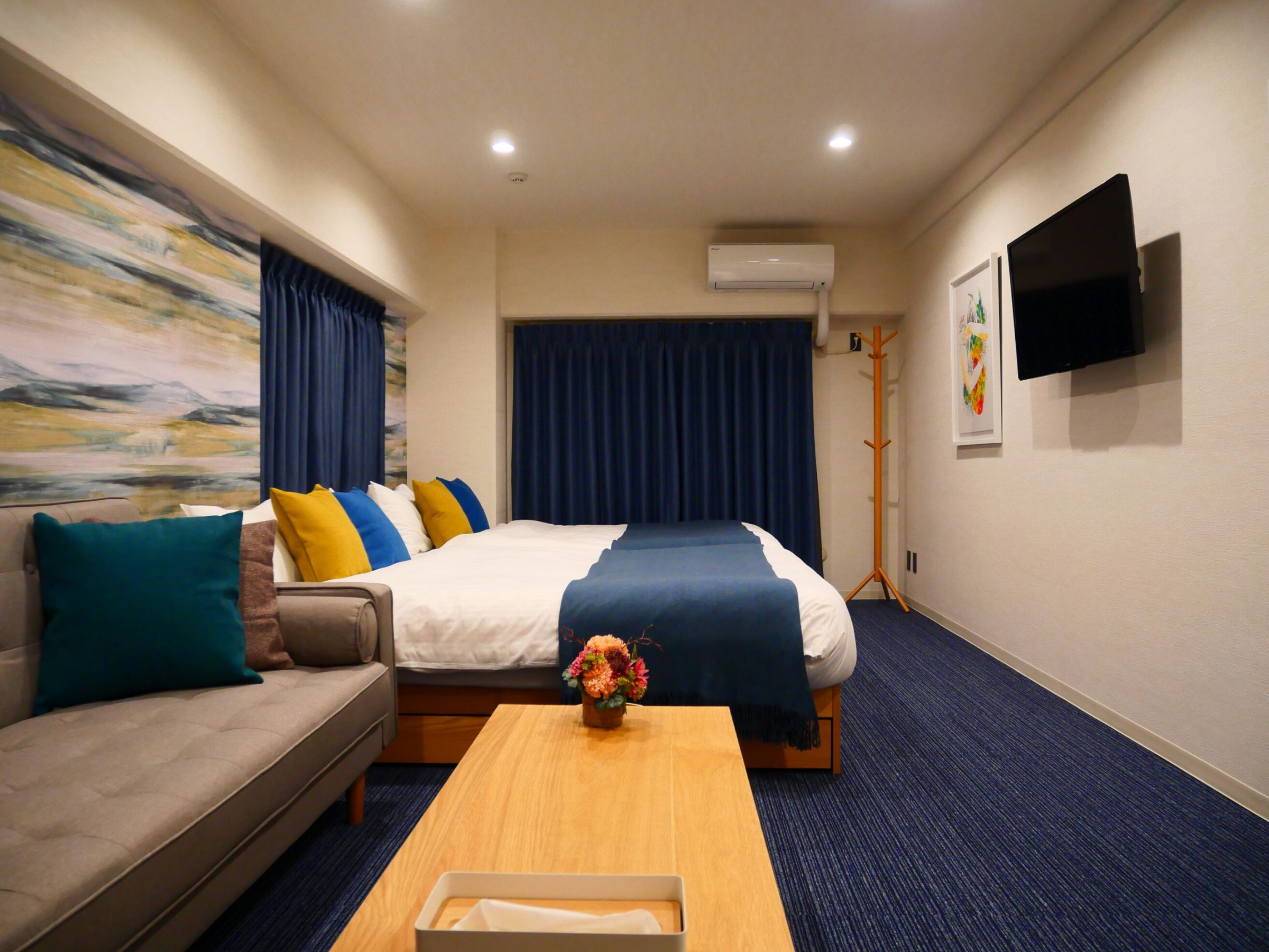 落ち着いた雰囲気のお部屋です。