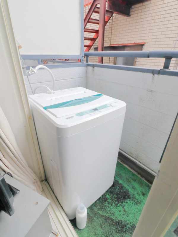 屋外洗濯機