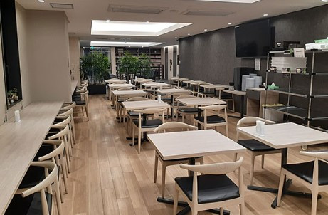 朝食会場
