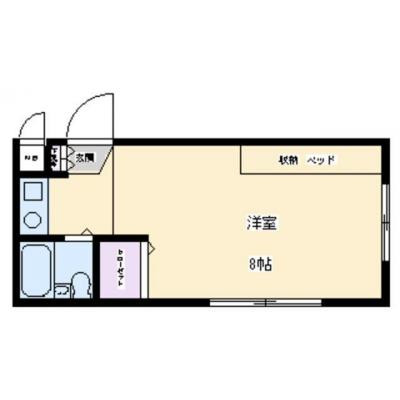 お部屋も8帖と広々お使いいただけます♪