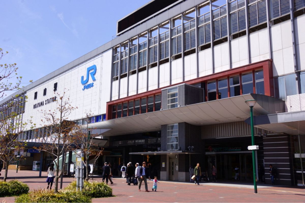 岡山駅まで徒歩19分、1.5km。